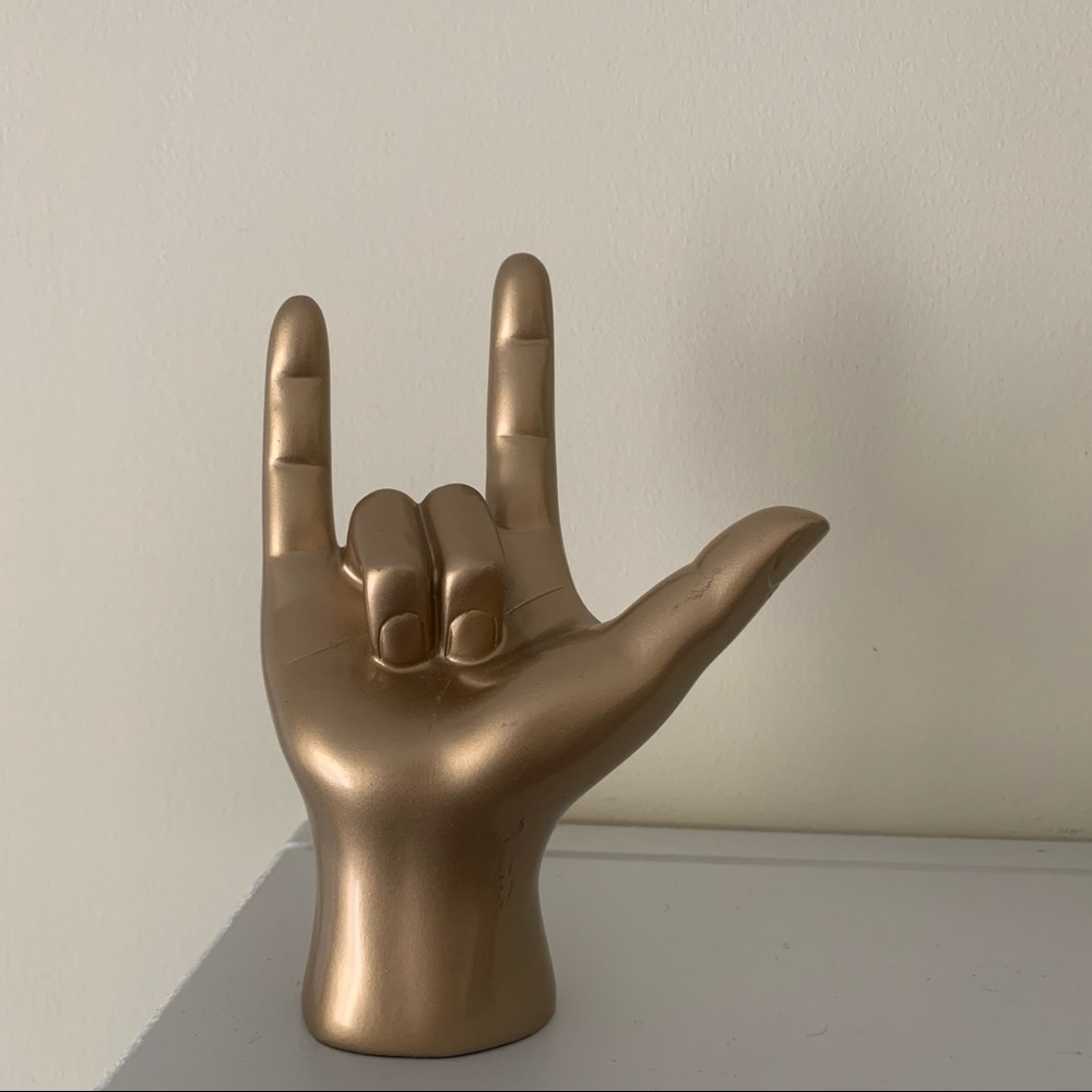 Gold Ring Holder